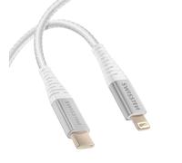 Câble USB-C vers Lightning Aramide Recharge Rapide Blanc