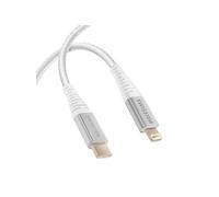 Câble USB-C vers Lightning Aramide Recharge Rapide Blanc