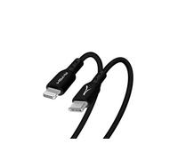 Câble USB-C vers Lightning Power Delivery 3A Charge Synchronisation Noir