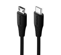 Câble USB-C vers Micro-USB Charge rapide 3A Synchronisation 1m Swissten Noir