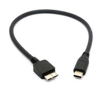 Câble USB C vers Micro USB Type C vers Micro B, pour disque dur WD my passeport HDD, mâle vers mâle, transfert de données, câble de charge