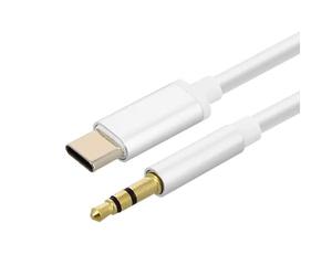 Câble USB C vers Mini Jack 3.5mm Audio Auxiliaire 1m Compatible pour Sony Xperia 1 II. Relier Votre Mobile à Votre Casque, Enceinte, autoradio