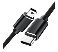 Câble USB C vers Mini USB, compatible MacBook Air/iPad Pro/iMac Pro/Lenovo Yoga/HP/Dell XPS/Chromebook/appareil photo numérique (1 m)