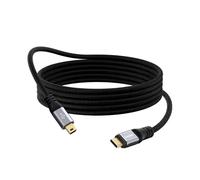 Câble USB C vers mini USB de 3 m, câble de charge rapide de type C vers Mini B compatible avec GoPro Hero 3+, manette PS3, lecteur MP3, caméra embarquée, GPS Garmin Nuvi, appareil photo, récepteur GPS
