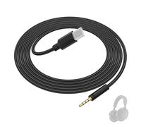 Câble USB-C vers TRRS 2,5 mm pour Sennheiser Momentum 4/3/2.0, HD1, PXC 550-II, ACCENTUM Plus - Hi-Fi en nylon tressé, 1,45 m, compatible avec iPhone, Samsung, OnePlus, MacBook
