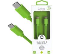 Câble Usb-C Vers Type-C 3A 1,5 Mètres - Collection Pop - Vert[CAB9166525]