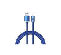 Baseus Crystal Shine câble USB 1,2 m USB A USB C Bleu