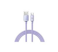 Baseus Crystal Shine câble USB 1,2 m USB A USB C Violet