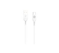 Câble USB-C vers USB-A 2.0 Charge 60W et Synchronisation 1,2m Blanc