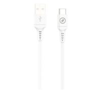 Câble USB-C vers USB-A 2.0 Charge 60W et Synchronisation 2m Blanc