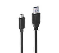 Câble USB-C vers USB-A Accsup 1 m Noir
