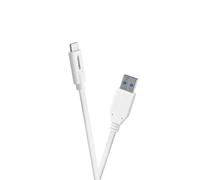 Câble USB-C vers USB-A celexon - USB 3.2 Gen 2x1 0,5m, blanc
