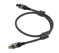 Câble USB C vers USB C 1,6ft, 240W PD3.1 5A Type C Câble de Rapide USB C vers USB C, Câble de Données de Type C tressé en Alliage de Nylon avec Puce de sécurité E Mark