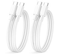 Cable USB C vers USB C 1M/Lot de 2 pour iPhone 17 Pro Max Air/16 15 Pro Max Plus, 60W Cable Chargeur Usb c Câble USB c Charge Rapide Câble Type C Fil Cordon usb c pour iPad Pro/Air,MacBook,Samsung S25