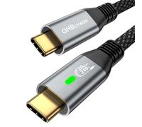 Câble USB C vers USB C, 20 Gbit/s, câble de données USB C 3.2 Gen2 x 2, 240 W, PD 3.1, câble de charge rapide 4K @ 60 Hz, transmission vidéo pour iPhone 15 Pro, Samsung Galaxy S22/S21, iPad Pro (0,5M)