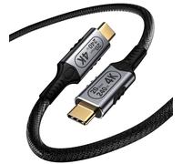 Cable Usb C Vers Usb C 20 Gbps, Câble Usb 3.2 Gen2, 240W 20V/5A Câble Usbc Charge Rapide, Transmission Vidéo 4K @ 60Hz Pour Téléphones Mobiles, Moniteurs, Dispositifs Usbc 0.5M