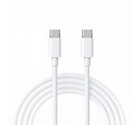 Câble USB C vers USB C 2M, Charge Rapide PD 60W & Synchronisation Haute Vitesse, Compatible avec iPhone 17/16/15, Samsung Galaxy, iPad, MacBook, Xiaomi, Huawei, Google Pixel, OnePlus Blanc