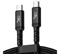 Câble USB-C vers USB-C 3 m, câble de charge USB 3.2 supportant un transfert de données de 20 Gbps Câble de sortie vidéo 4K@ 60 Hz pour MacBook Pro/Air Type C, Samsung S23/S22, Tablette etc.