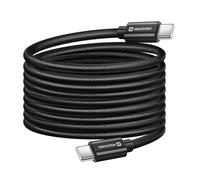 Swissten Câble USB-C vers USB-C 3m 60W Universel Charge et Transfert Rapide Noir