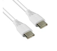 Câble USB-C vers USB-C 5A Power Delivery 100W Charge Rapide 2.5m Swissten Blanc