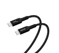 Akashi Câble USB-C vers USB-C 60W Charge et synchronisation Écoconception 1,5 m Noir