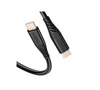 Câble USB-C vers USB-C 60W Silicone Anti-noud Noir