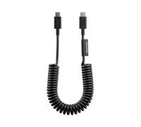 Câble USB-C vers USB-C 60W Spiralé 1.2m Série POP Charge Rapide Native Union Noir