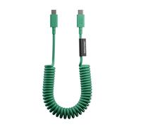 Câble USB-C vers USB-C 60W Spiralé 1.2m Série POP Charge Rapide Native Union Vert