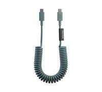 Câble USB-C vers USB-C 60W Spiralé 1.2m Série POP Charge Rapide Native Union Vert sauge
