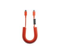 Câble USB-C vers USB-C 60W Spiralé 1.2m Série POP Charge Rapide Rouge