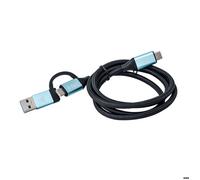 Câble USB-C vers USB-C + adaptateur USB-A - I-TEC - 100 W - 4K