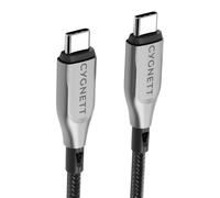 Câble USB-C vers USB-C Armoured Charge 100W et Synchronisation 480 Mbps 1m Noir