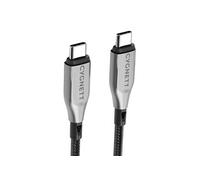 Câble USB-C vers USB-C Armoured Charge 100W et Synchronisation 480 Mbps 2m Noir