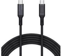 Câble Usb-C vers Usb-C Aukey Cb-Mcc102, 100W, 1.8M (Noir)