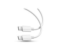 Cable USB-C vers USB-C Charge rapide Transfert De Données 2.0 Longueur 1m Blanc