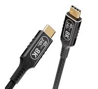 cable usb c vers usb c Compatible avec thunderbolt 4 1m,usb 4 male to male cable 40Gbps Data Transfer der Thunderbolt 3,charge rapide 240W,type c 8K HD vidéo pour Moniteur,Dock,Smartphone,Hub,SSD.