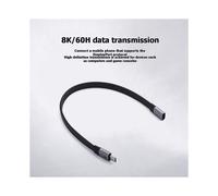 Câble USB-C Vers USB-C Court, Toutes Fonctions, Transfert de Données 80 Gbit/S, Affichage 8K, Charge Rapide PD 240 W, Longueur 0,13 M