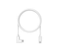 MacLocks Câble USB‑C vers USB‑C 6 pieds angle droit 90° – Charge et données – Blanc