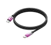 Câble USB-C vers USB-C de Charge Rapide 80W avec Écran LED 1.2m LinQ Violet