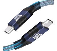 Câble USB C vers USB C haute vitesse 20Gbit/s transfert de données câbLe UsB C 3.2 Gen 2x2,PD 240W 4K@144 Hz câBle uSB C pour moniteur Câble USb Type C pour iPhone 16/15,Samsung,MacBook,iPad Pro 1M