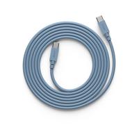 Cable USB-C vers USB-C - La Solution Elégante et Rapide pour Charger votre iPhone 15,iPad ou tout autre appareil compatible USB-C - 60w - Design Scandinave - (Bleu)