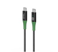 Câble USB-C vers USB-C MicroConnect Smart Charge 1 m Noir-Vert, MC-SMART USB-CC-