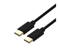 Câble USB-C vers USB-C Power Delivery Transfert Rapide 2m Noir