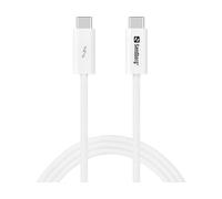 Câble USB-C vers USB-C Sandberg USB4 240 W + 40 Gbit/s 1 m 6FUTP-015B, 136-56