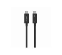 Câble USB-C vers USB-C Thunderbolt 4 USB4 pour Charge et Transfert 1m Noir