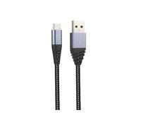 Câble USB-C vers USB Power Ultra-résistant Charge Rapide 3A 12m Gris
