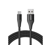 Câble USB-C vers USB Powerline+II Charge et Synchronisation 1,8m Noir