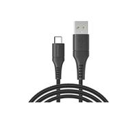 imoshion imoshion Câble USB-C vers USB Textile tressé 3 mètres Noir Noir
