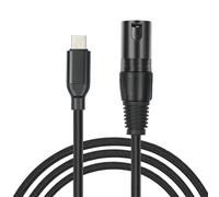 Câble USB-C vers XLR, adaptateur convertisseur XLR mâle vers USB-C de 6,6 pieds