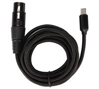 Câble USB C vers XLR Femelle, Câble de Microphone de Type C à Faible Bruit Prise Femelle XLR Câble de Microphone USB C pour Windows (3m)
